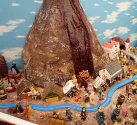 チョコレート火山？