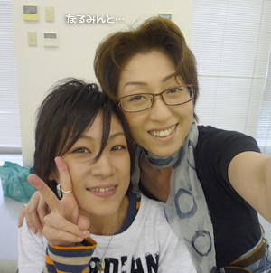 鳴海さんと。